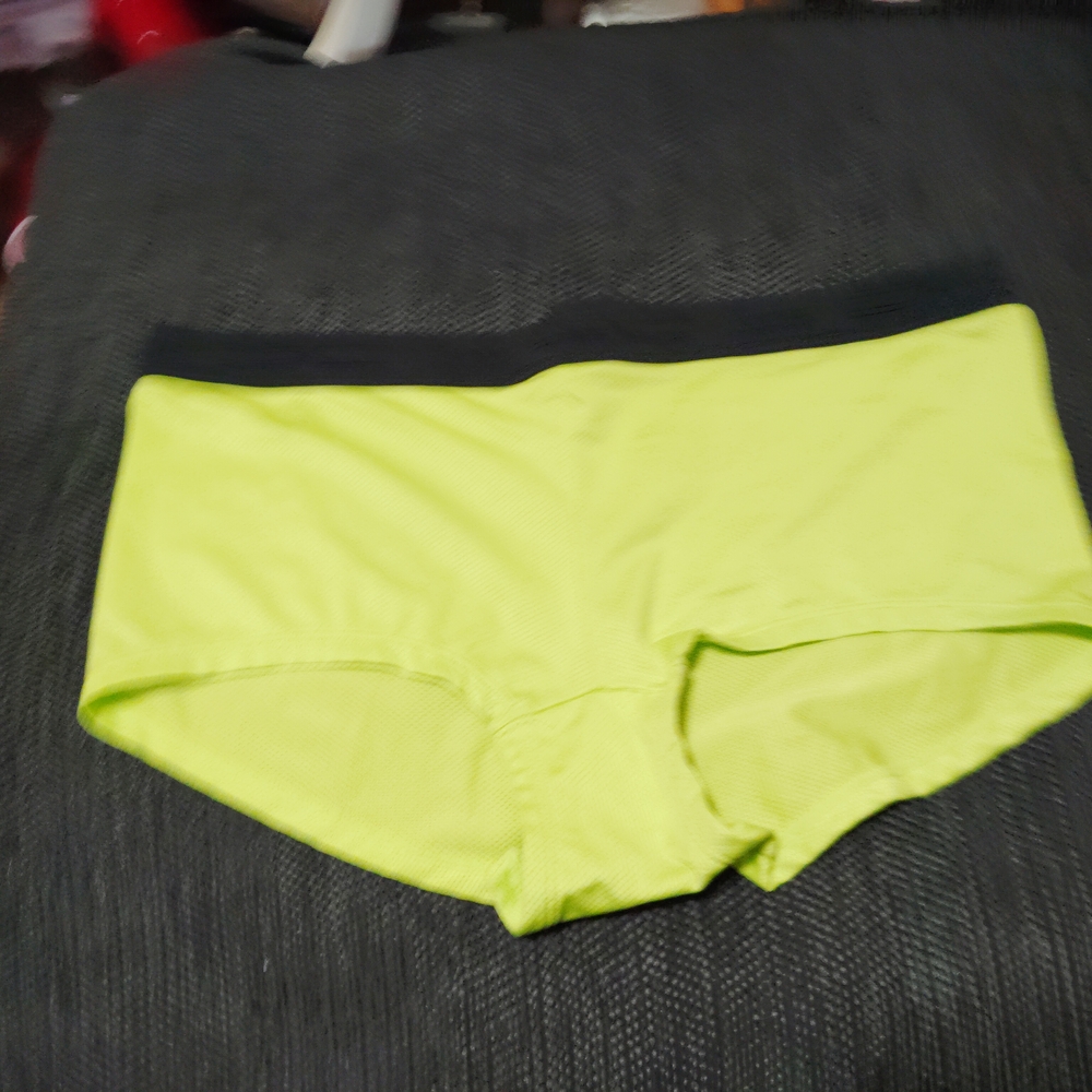 Women's Neon Yellow Boyshorts